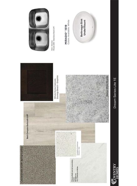 Sample of building materials used in homes in Sundance Cove, Crosby (Image 4). Sample of building materials used in homes in Sundance Cove, Crosby (Image 4).