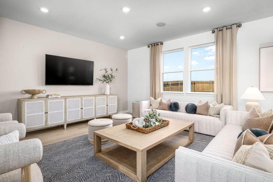 Furnished interior view inside a new home in Woodside, Georgetown (Image 3).