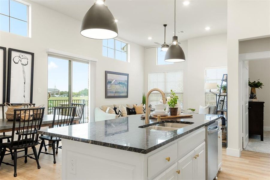 Furnished interior view inside a new home in Woodbridge, Wylie (Image 15).