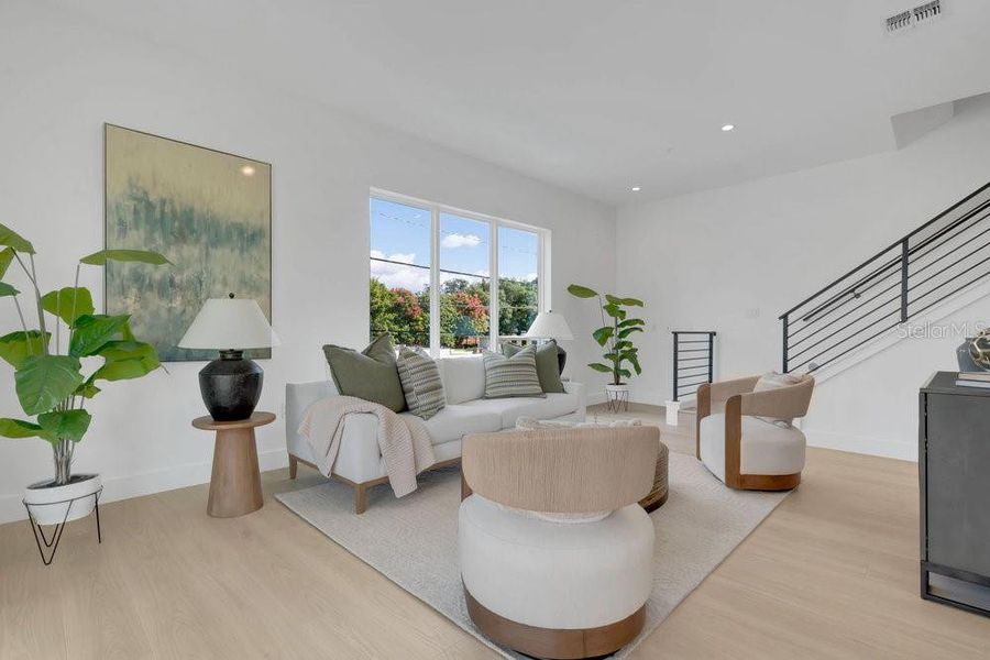 Furnished interior view inside a new home in , Orlando (Image 3).