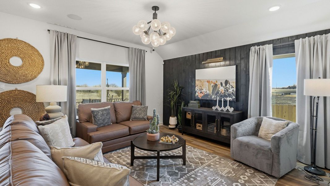 Representative furnished interior of a home built from the Driskill by DRB Homes in Infinity Square, Kyle (Image 10). Representative furnished interior of a home built from the Driskill by DRB Homes in Infinity Square, Kyle (Image 10).
