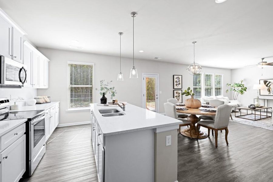 Furnished interior view inside a new home in Sutton's Landing, Statham (Image 19).