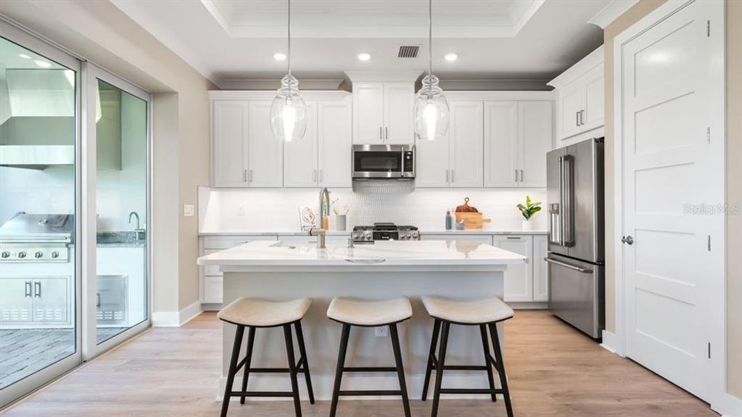 Furnished interior view inside a new home in Esplanade at Azario Lakewood Ranch, Lakewood Ranch (Image 17).