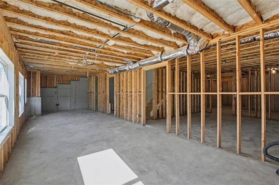 In-progress construction of a new home in , Waleska, GA (Image 42).