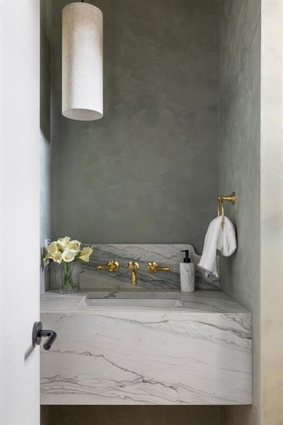 Close-up of interior finishes inside a home in , Dallas (Image 23).