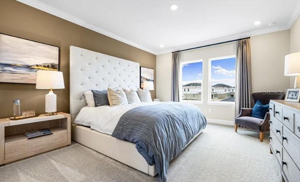 Furnished interior view inside a new home in Victoria Lakes, Odessa (Image 11). Furnished interior view inside a new home in Victoria Lakes, Odessa (Image 11).