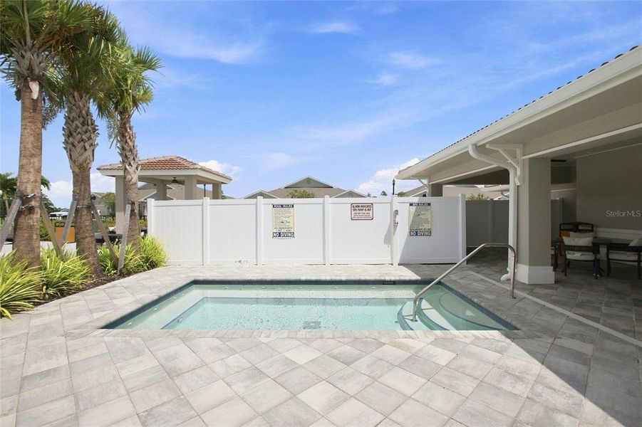 Exterior details and patio area of a home in Central Parc, North Port (Image 23). Exterior details and patio area of a home in Central Parc, North Port (Image 23).