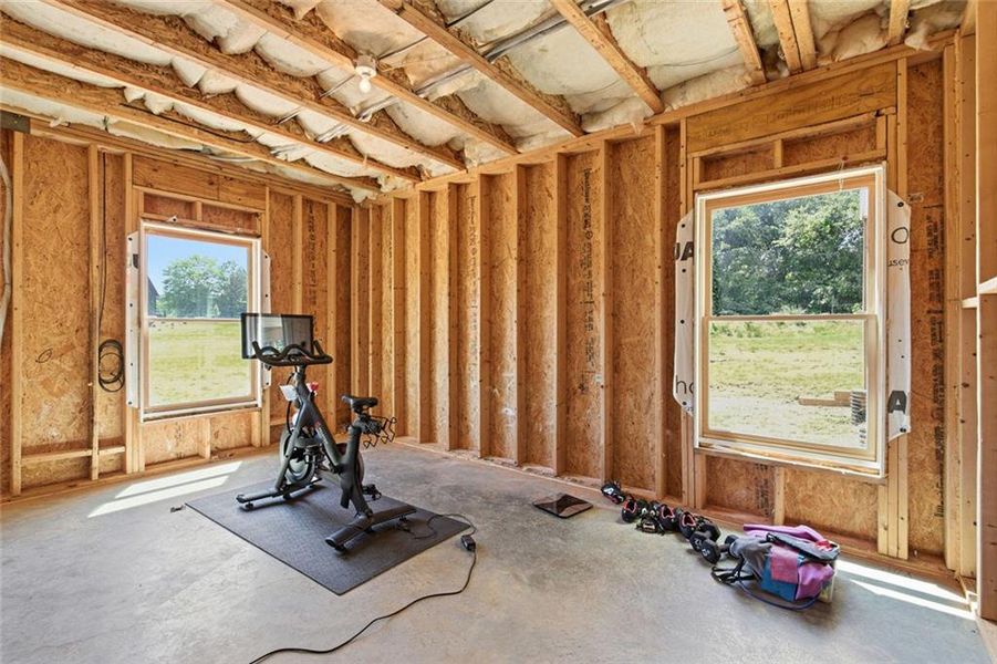 In-progress construction of a new home in , Snellville, GA (Image 52).