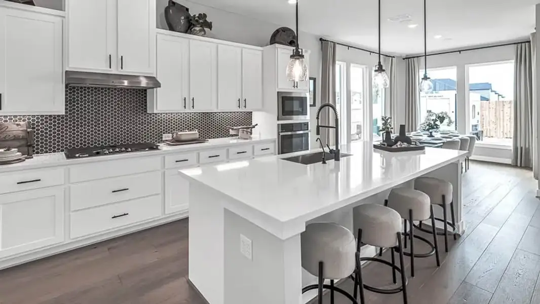 Furnished interior view inside a new home in Avalon at Cypress, Cypress (Image 21).