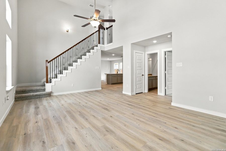 Spacious, unfurnished interior of a new home in Red Hawk Landing, San Antonio (Image 18). Spacious, unfurnished interior of a new home in Red Hawk Landing, San Antonio (Image 18).