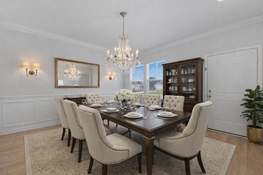 Furnished interior view inside a new home in Bradford Pointe, Summerville (Image 8).