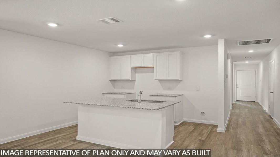 Furnished interior view inside a new home in McCrorey Trails, Conroe (Image 7).