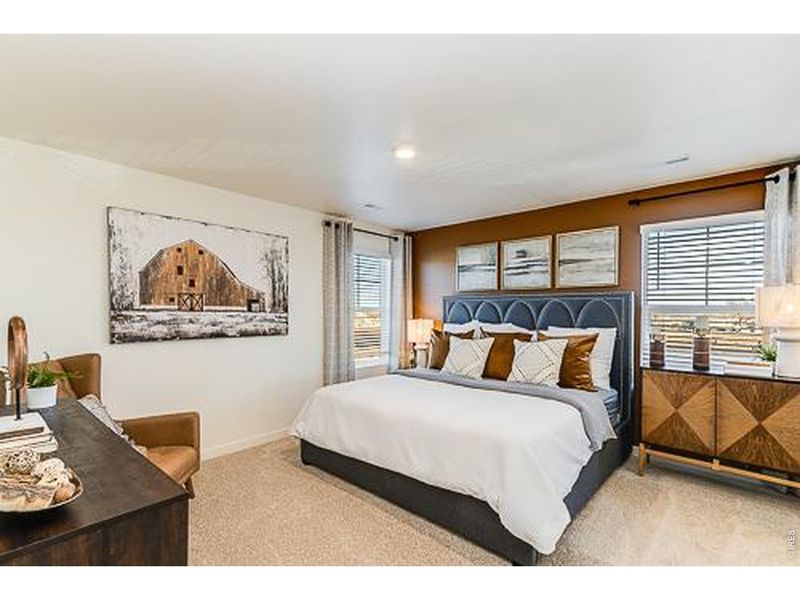 Furnished interior view inside a new home in Prairie Song, Windsor (Image 28).