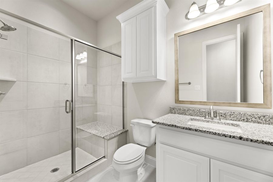 Representative furnished interior of a home built from the Brentwood by Windsor Homes in Nelson Lake Estates, Rockwall (Image 15).