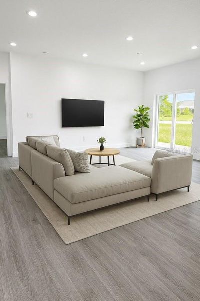 Furnished interior view inside a new home in , Palm Bay (Image 5). Furnished interior view inside a new home in , Palm Bay (Image 5).