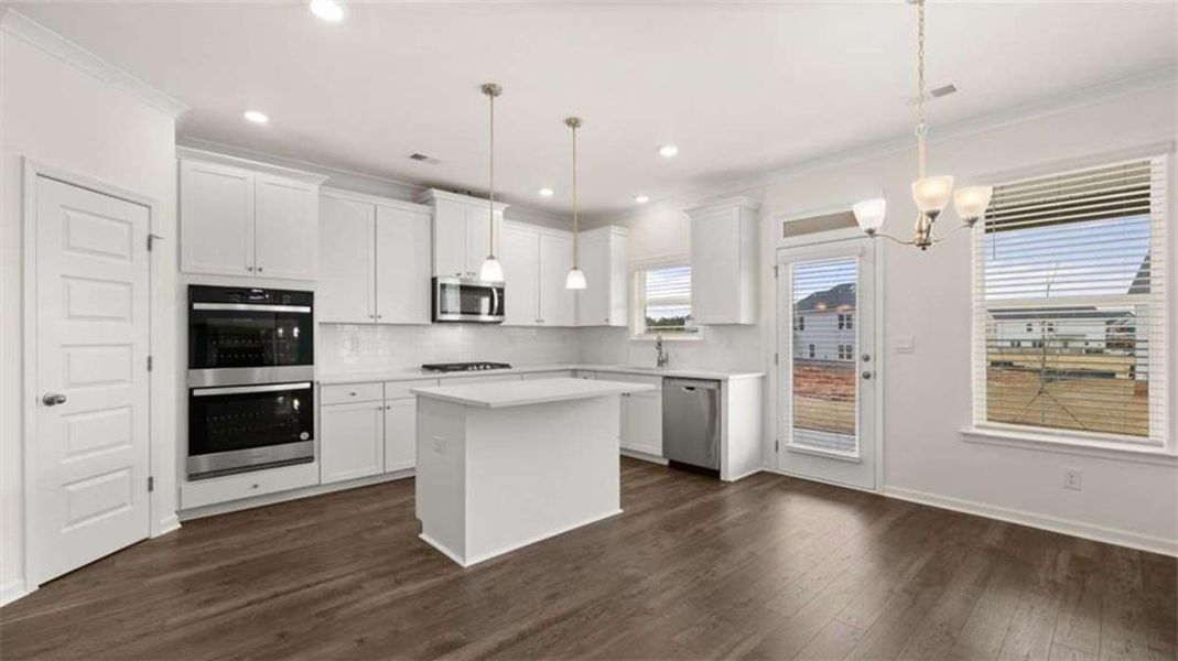 Furnished interior view inside a new home in The Gates at Pates Creek, Hampton (Image 3).