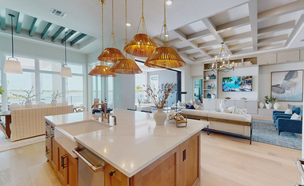 Furnished interior view inside a new home in Palmera, Venice (Image 8).