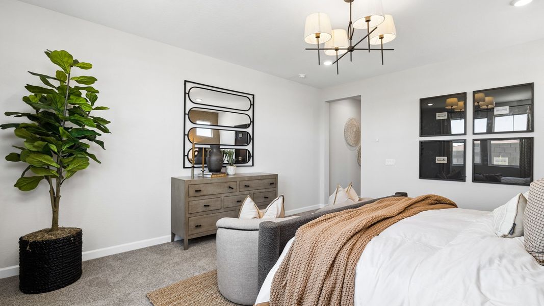 Representative furnished interior of a home built from the Dune by D.R. Horton in Westpark, Buckeye (Image 33).