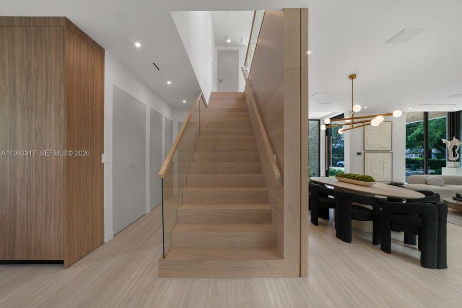 Furnished interior view inside a new home in , Miami (Image 39).