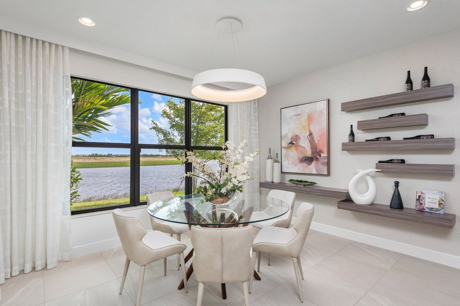 Representative furnished interior of a home built from the Sierra by GL Homes in Valencia Parc at Riverland, Port St. Lucie (Image 10).