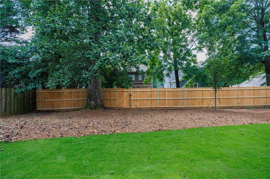 Exterior details and patio area of a home in , Atlanta (Image 49). Exterior details and patio area of a home in , Atlanta (Image 49).