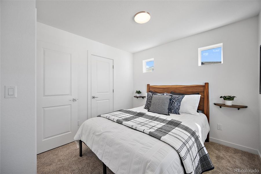 Furnished interior view inside a new home in The Commons at Victory Ridge, Colorado Springs (Image 16).