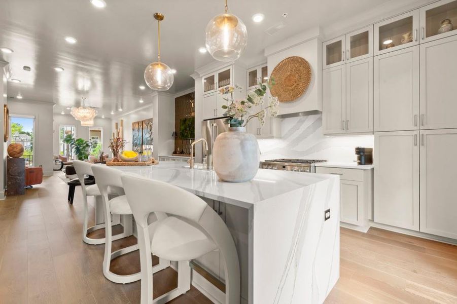 Furnished interior view inside a new home in , Alpharetta (Image 15).