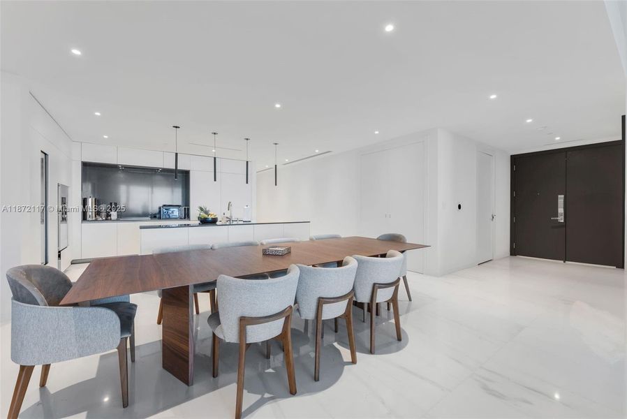 Furnished interior view inside a new home in , Miami (Image 16).