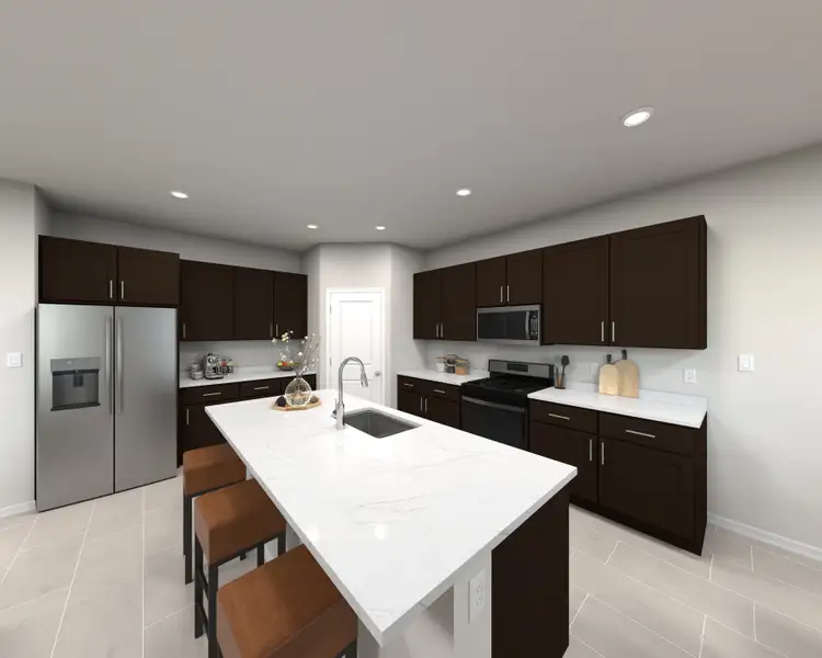Furnished interior view inside a new home in Manor Oaks, Groveland (Image 3).