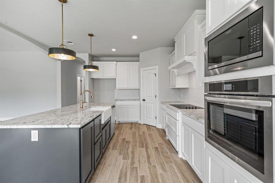 Furnished interior view inside a new home in , Bluff Dale (Image 9).