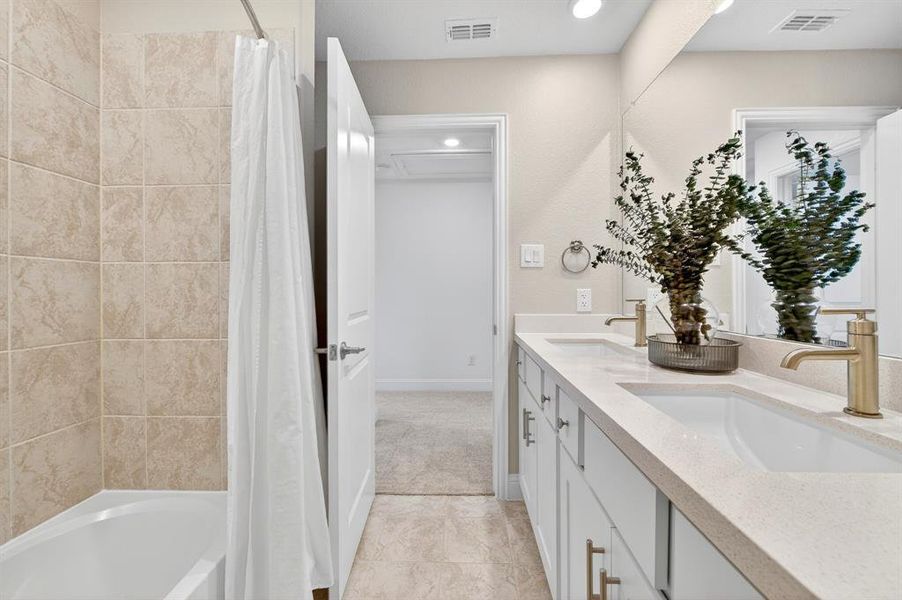 Furnished interior view inside a new home in South Oak, Lakewood Village (Image 23).