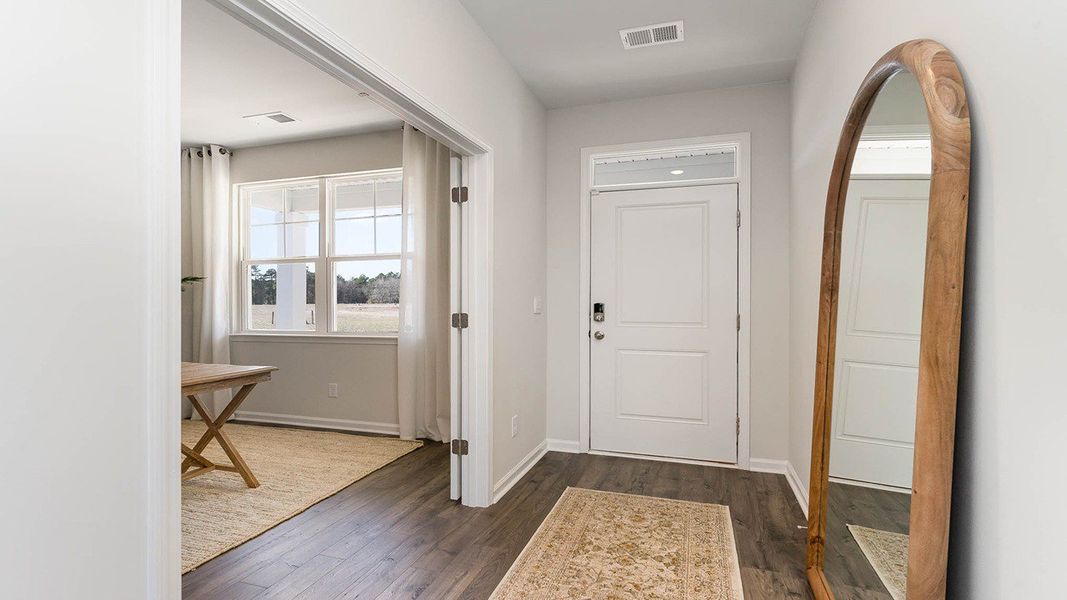 Furnished interior view inside a new home in The Bluffs at Mill Creek, Florence (Image 4). Furnished interior view inside a new home in The Bluffs at Mill Creek, Florence (Image 4).
