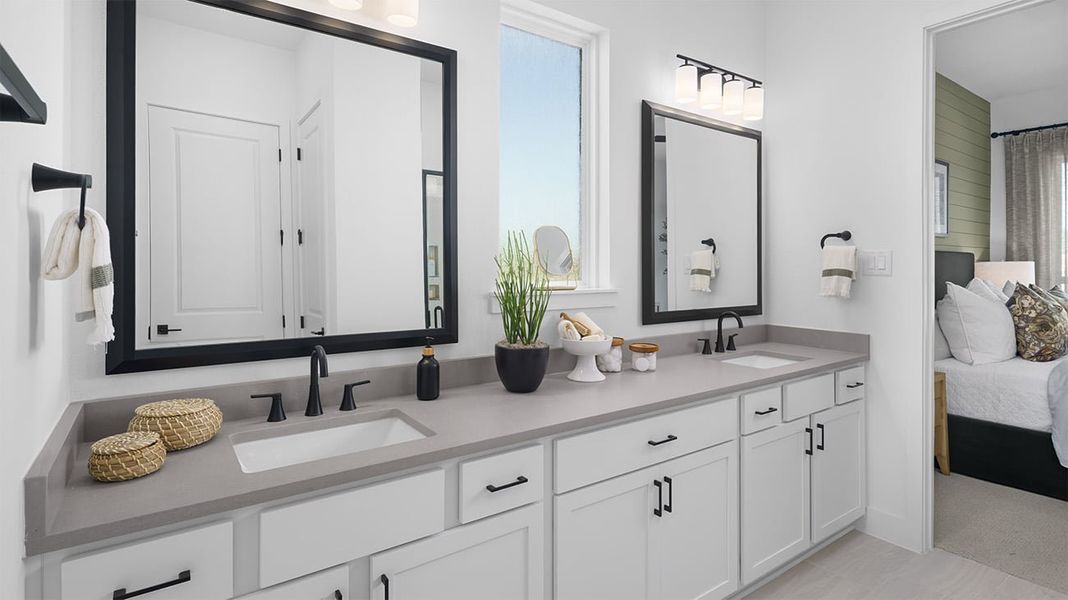 Furnished interior view inside a new home in Winfrey Estates, Tomball (Image 6).