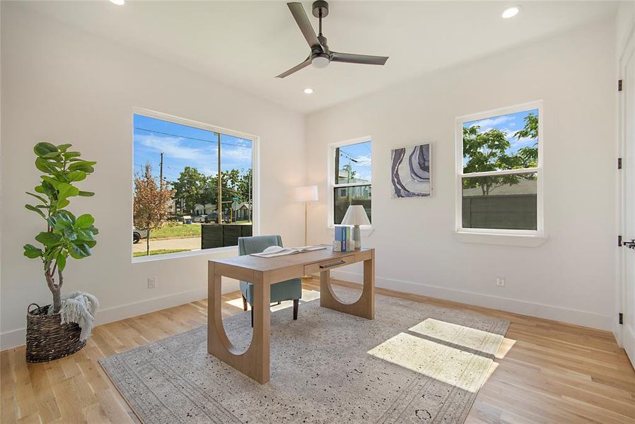 Furnished interior view inside a new home in , Dallas (Image 4).
