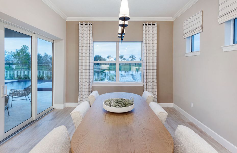 Furnished interior view inside a new home in Highpointe, Stuart (Image 4). Furnished interior view inside a new home in Highpointe, Stuart (Image 4).