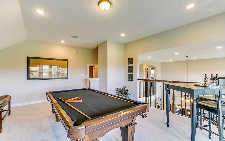 Furnished interior view inside a new home in Marvida, Cypress (Image 27).