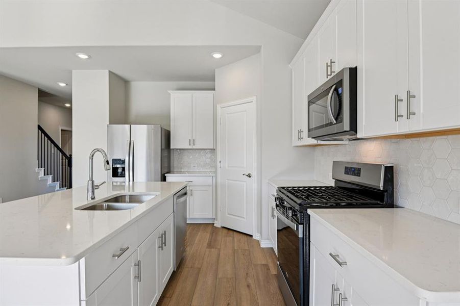 Furnished interior view inside a new home in Lakehaven - Signature Series, Farmersville (Image 13). Furnished interior view inside a new home in Lakehaven - Signature Series, Farmersville (Image 13).