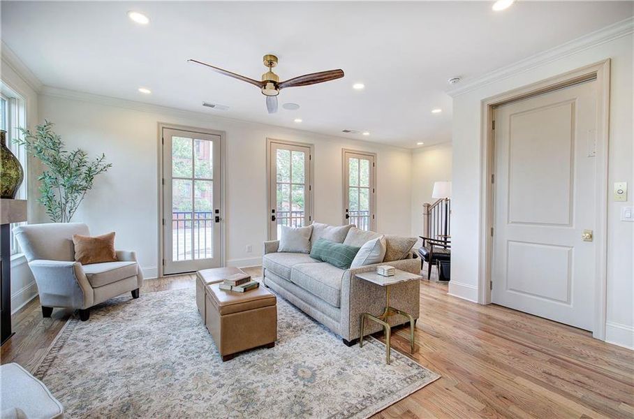 Furnished interior view inside a new home in , Cartersville (Image 12).