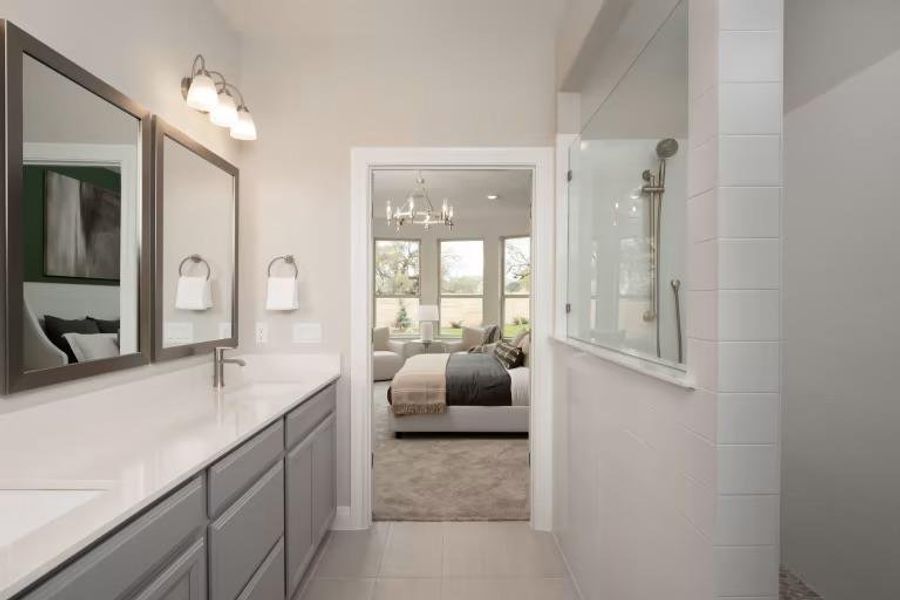 Photo of Pulte model home with same floor plan, not of actual home listed. Photo of Pulte model home with same floor plan, not of actual home listed.