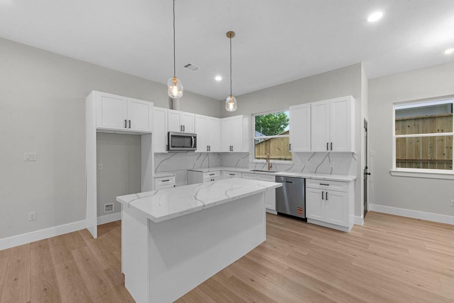 Furnished interior view inside a new home in , Houston (Image 4).