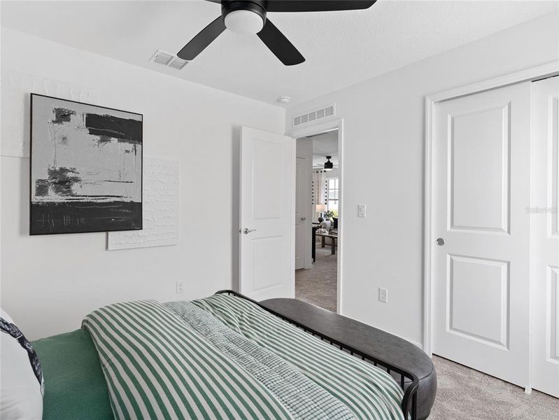 Furnished interior view inside a new home in EverBe, Orlando (Image 20).