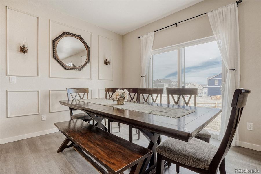 Furnished interior view inside a new home in Spring Valley Ranch, Elizabeth (Image 11). Furnished interior view inside a new home in Spring Valley Ranch, Elizabeth (Image 11).