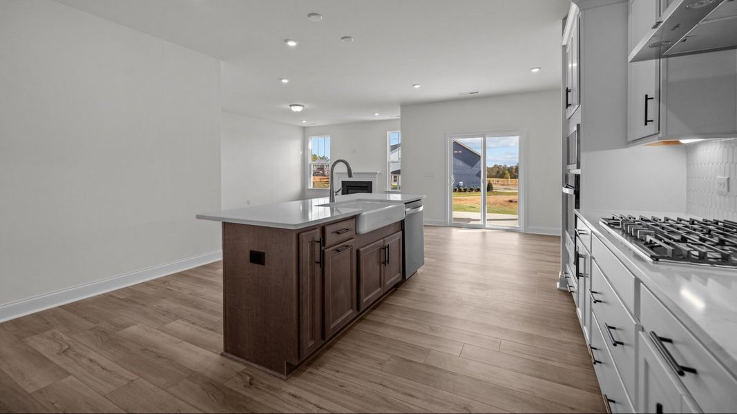 The Fairfield Plan by DRB Homes in McBride Indian Trail, NC - Kitchen