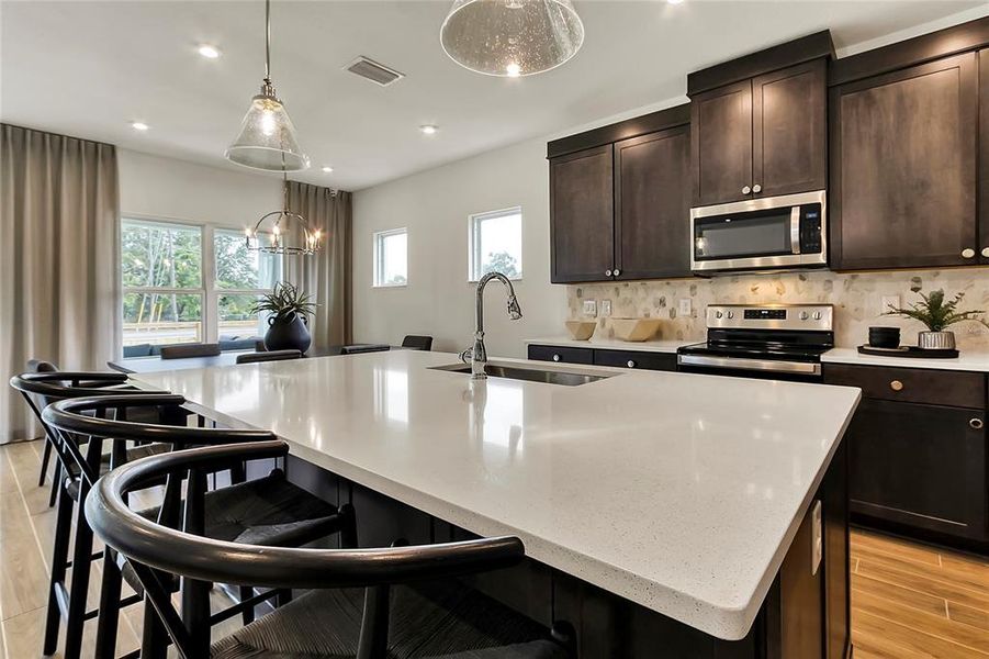 Furnished interior view inside a new home in Prairie Oaks, St. Cloud (Image 42).