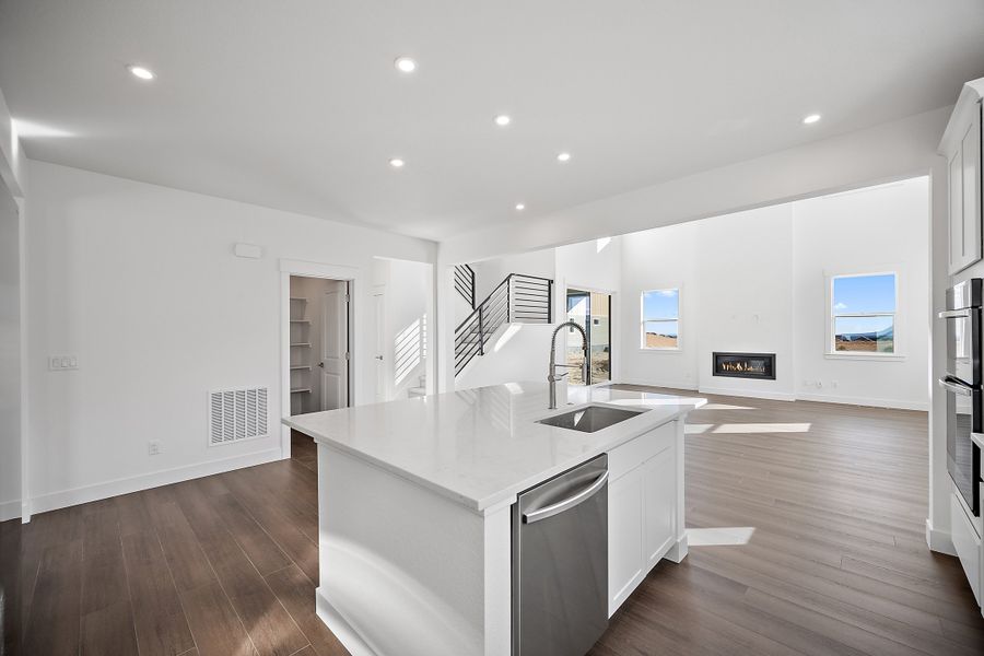 Furnished interior view inside a new home in Jackson Creek, Monument (Image 10).