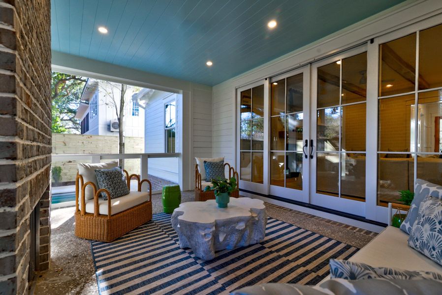 Exterior details and patio area of a home in , Mount Pleasant (Image 25).