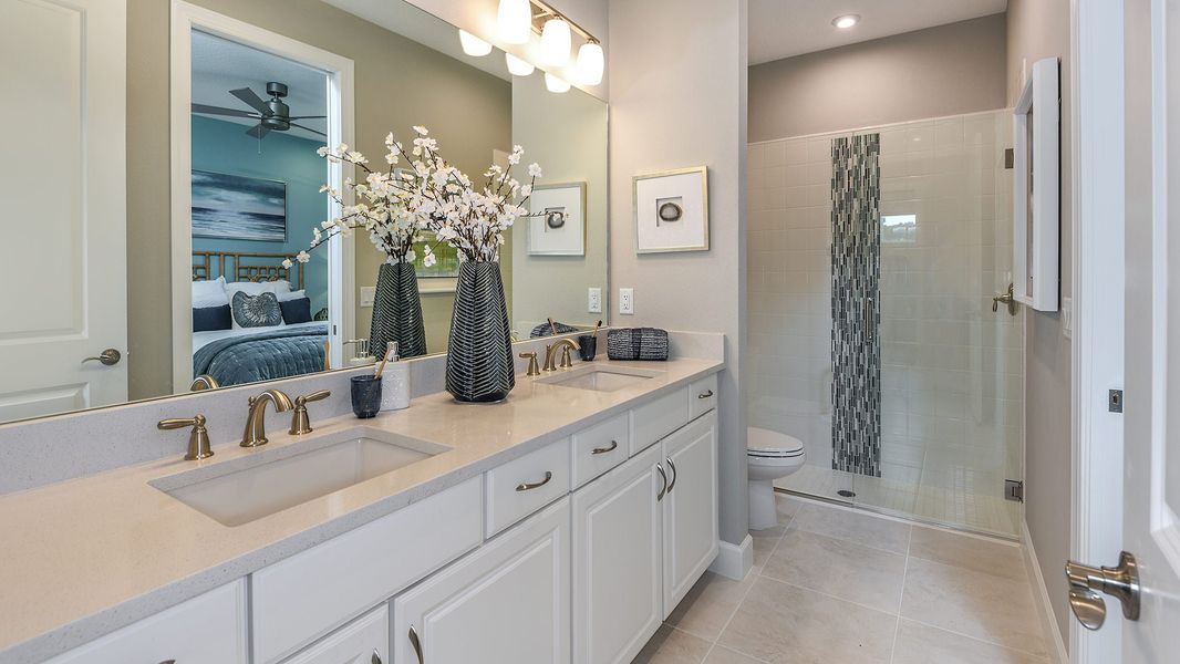 Furnished interior view inside a new home in Esplanade at Azario Lakewood Ranch, Bradenton (Image 10).