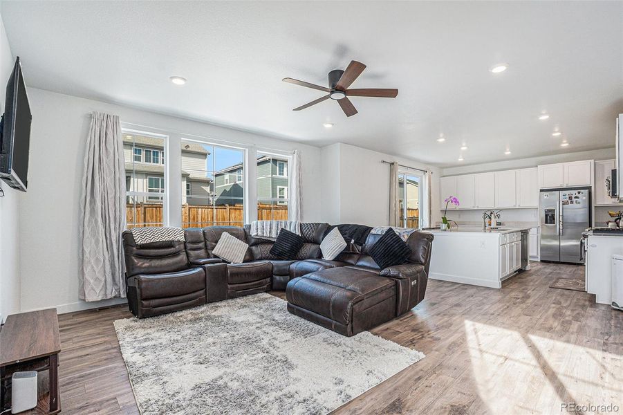 Furnished interior view inside a new home in Willow Bend, Thornton (Image 16). Furnished interior view inside a new home in Willow Bend, Thornton (Image 16).