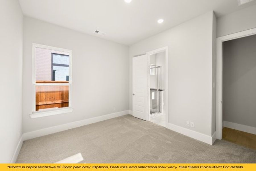 Representative unfurnished interior of a home built from the Breckenridge by Stonefield Homes in Heath Golf and Yacht Club, Rockwall (Image 44).