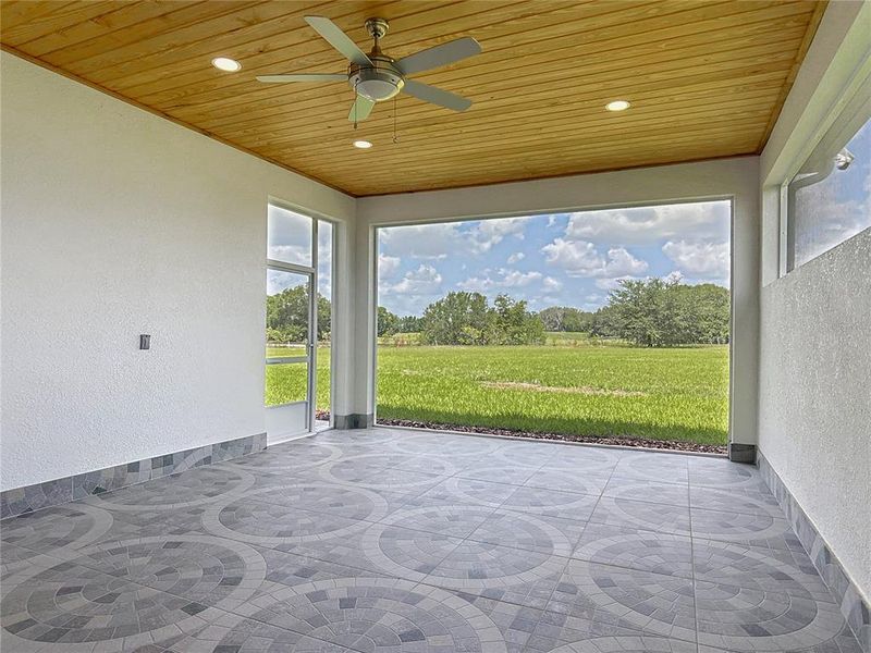 Exterior details and patio area of a home in , Wildwood (Image 31).